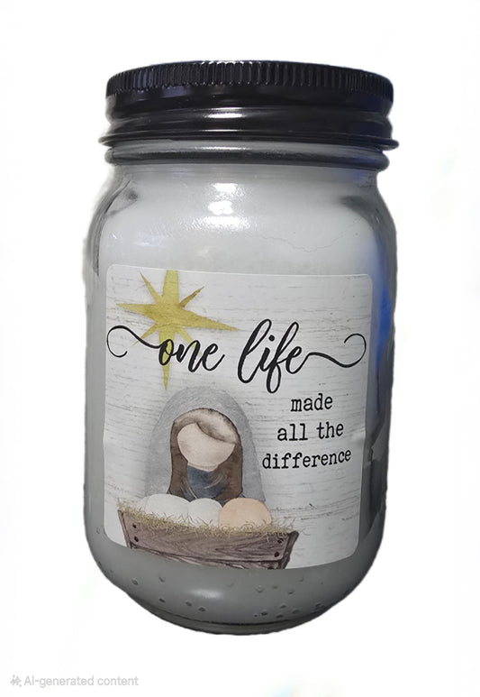 Twisted Peppermint - 12 oz. Pint Candle- My Life