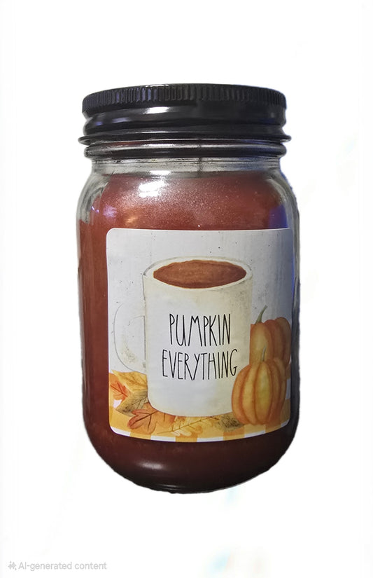 Pumpkin Spice - 12 oz. Pint Candle- Pumpkin Everything