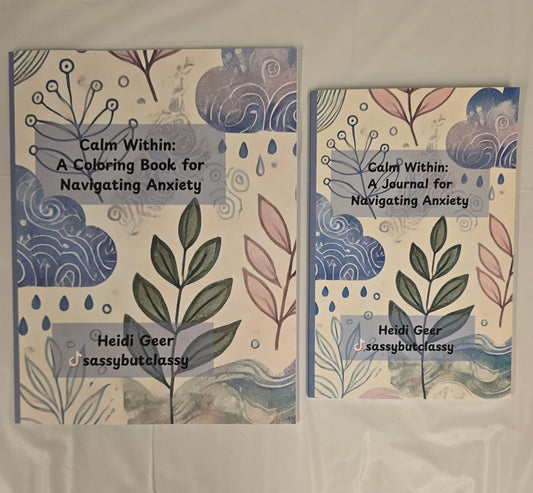 Calm Within: A Journal for Easing Anxiety and Finding Inner Peace Set