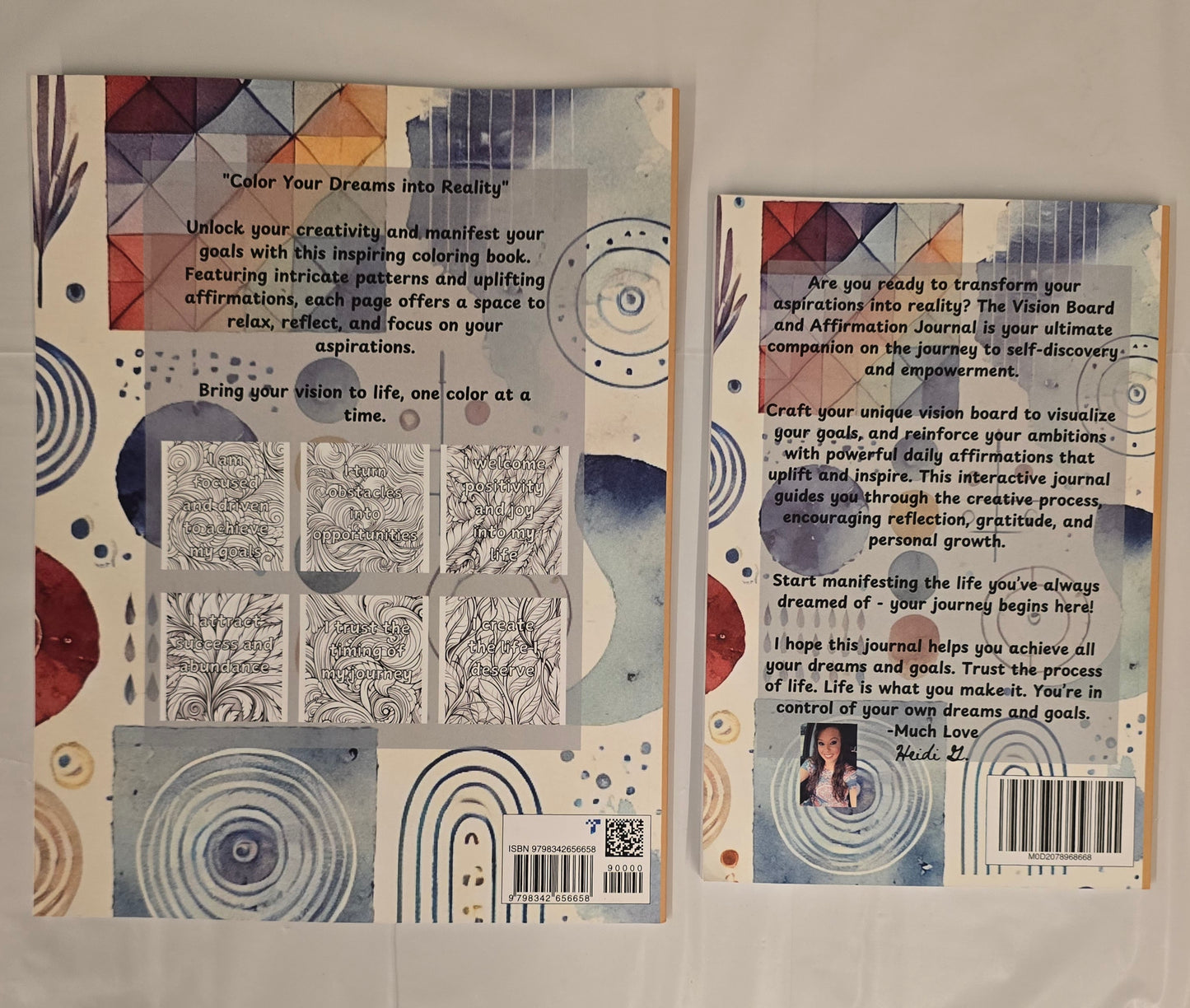 The Vision Board and Affirmation Journal: Unlock Your Potential and Manifest the Life You Desire Set