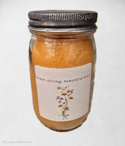 Dandelion and sweet grass 12oz candle