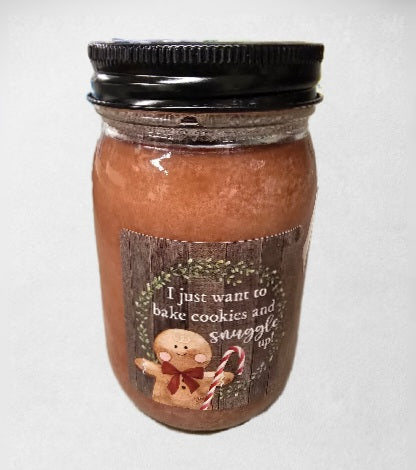 Gingerbread Cookie - 12 oz. Pint Candle